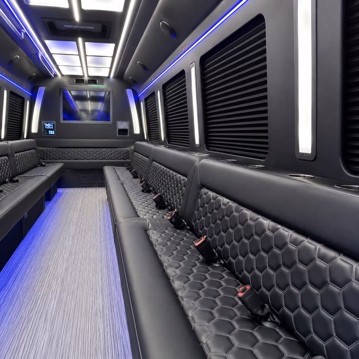 arrowhead kauffman truman sports complex party bus rental