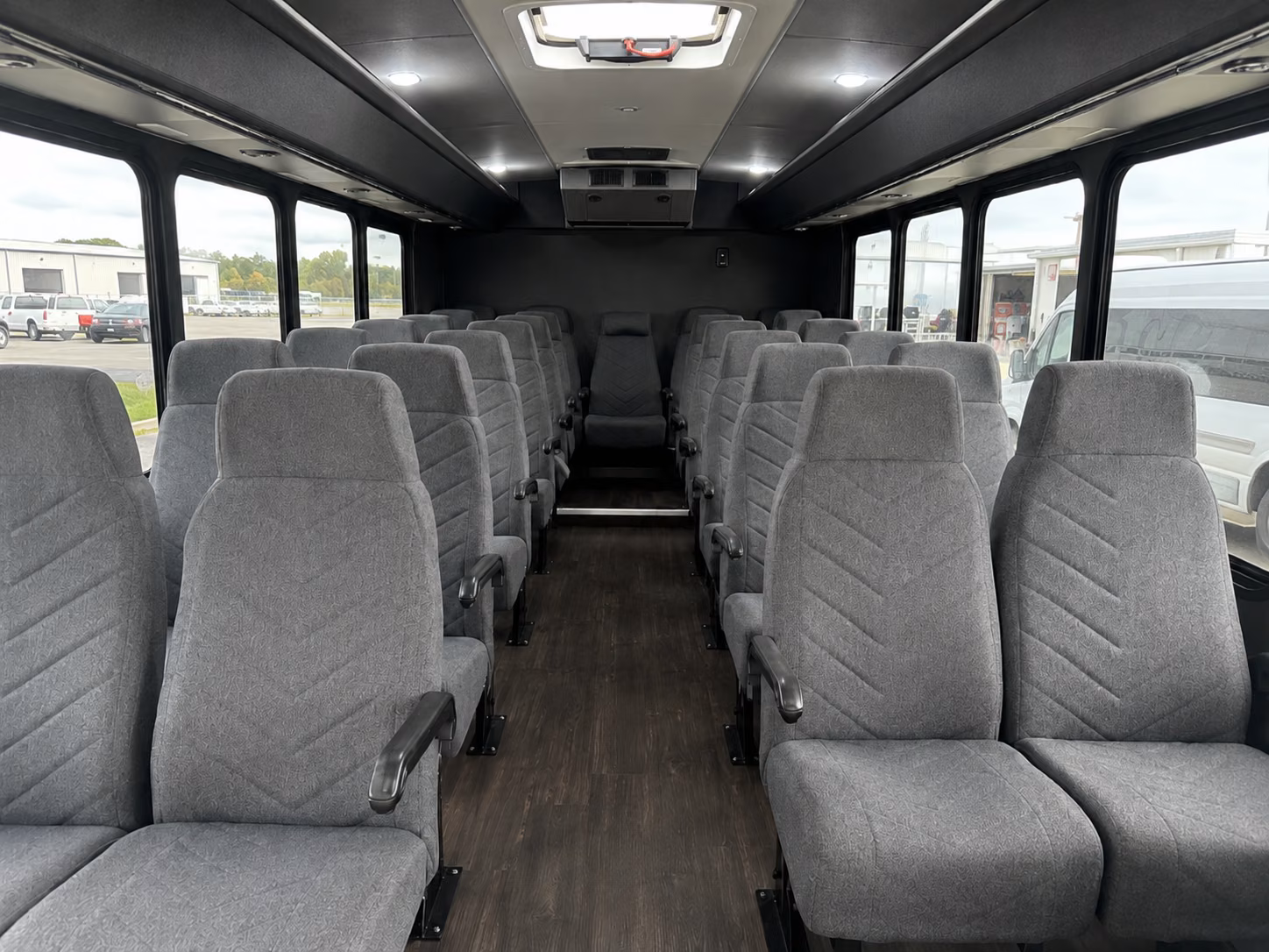 independence 18 passenger minibus inside