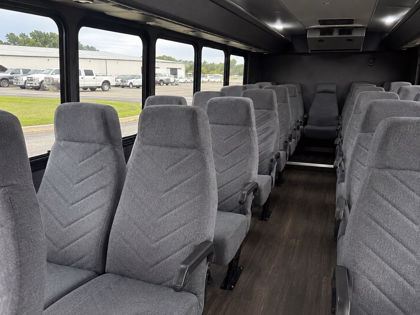 independence 18 passenger minibus interior