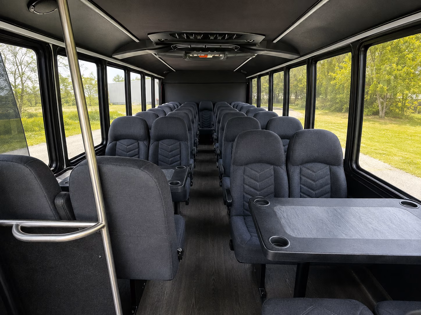 independence 20 passenger minibus interior