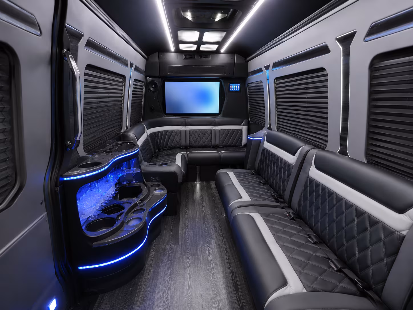 independence sprinter limousine interior