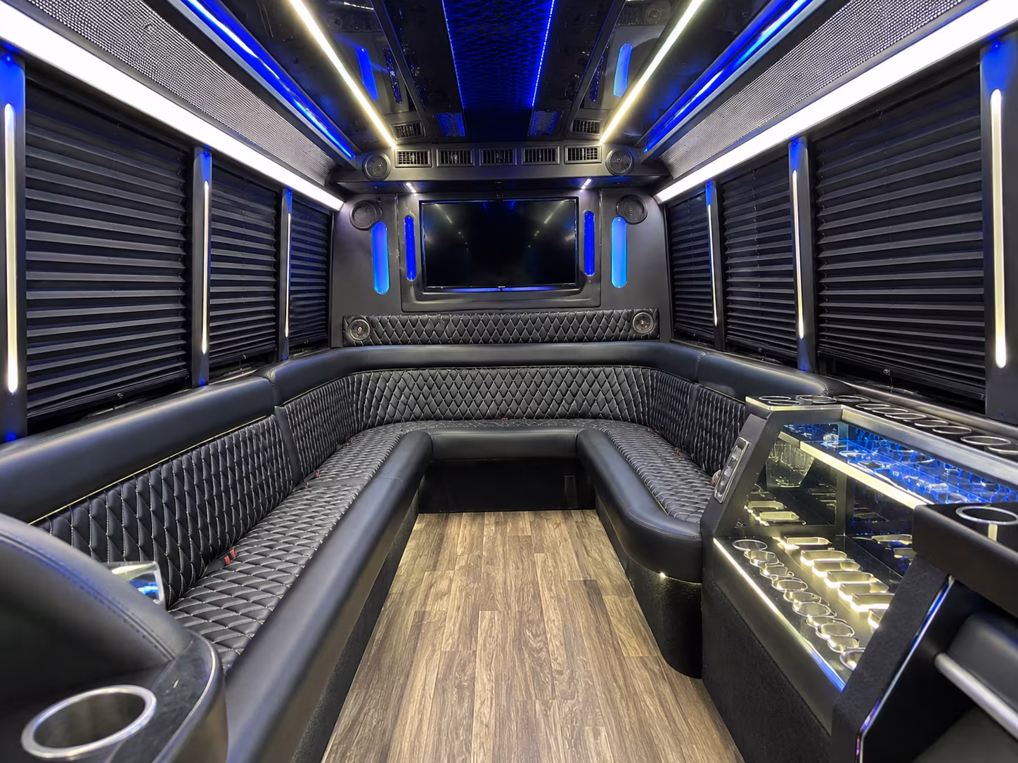 party buses for the independence wedding party and pre wedding celebrations